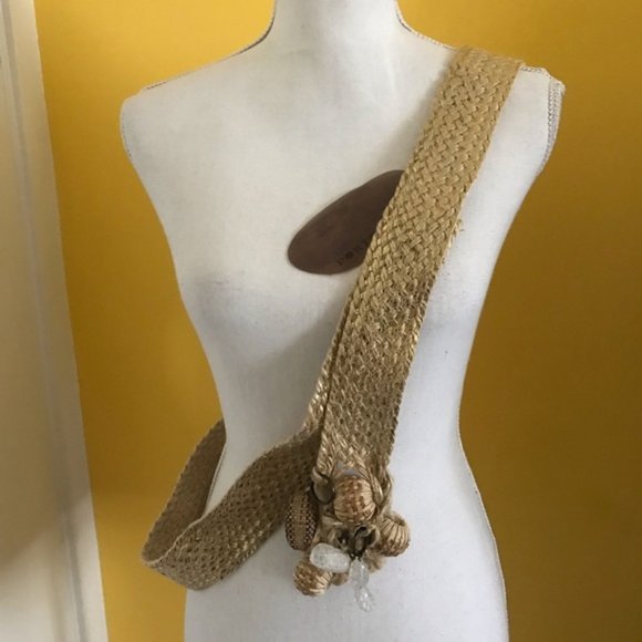 Ports 1961 Moonstones & beads jute woven belt - Picture 8 of 8